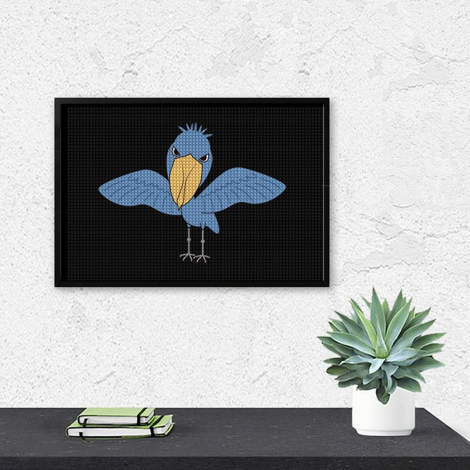 Amazon | ダイヤモンドアート ハシビロコウ 鳥類 DIYダイヤモンド絵画